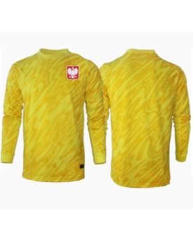 Polonia Portiere Maglia Gara Casa Repliche Europei 2024 Maniche Lunghe